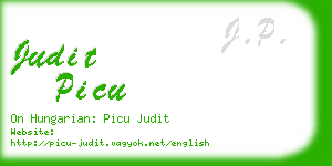 judit picu business card